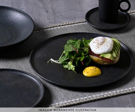 Aparelho de Jantar Basic Rust Preto Matte | Westwing
