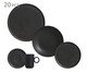 Aparelho de Jantar Basic Rust Preto Matte, black | WestwingNow