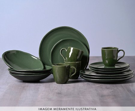 Aparelho de Jantar Daily Calm Verde Musgo | Westwing