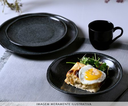 Aparelho de Jantar Daily Intense Cinza Escuro | Westwing