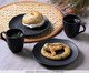 Jogo para Lanche Orgânico Matte Preto Matte, black | WestwingNow