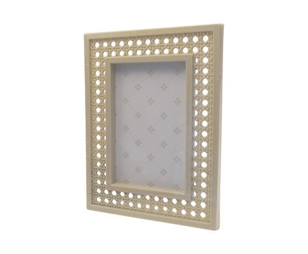Porta-Reatrato Straw Creme | Westwing