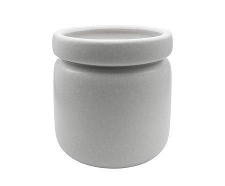 Cachepot Spots Creme Médio | Westwing