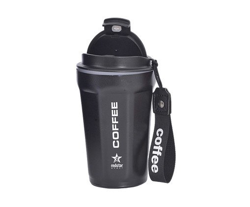 Copo Térmico Thermo Preto - 350 ml, black | WestwingNow