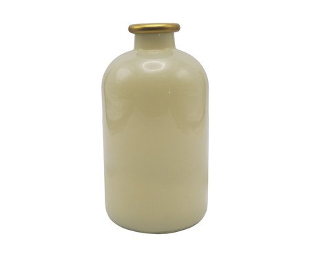 Vaso London Creme e Gold - 25 cm | Westwing