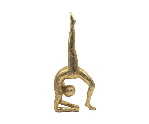 Escultura Yoga Claire Dourada, gold | WestwingNow