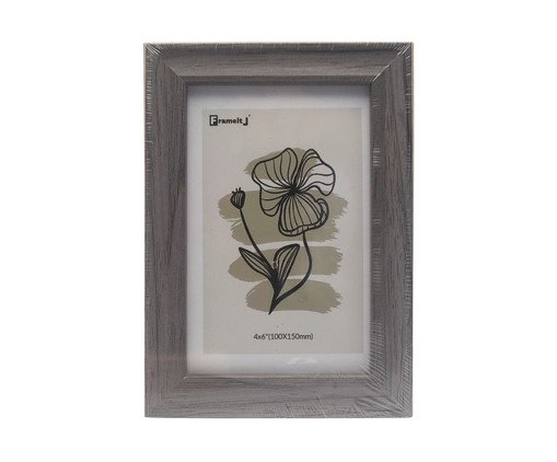 Porta-Reatrato Wengue Cinza, grey | WestwingNow
