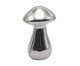 Escultura Cogumelo Fairy Prata - 9 cm, silver or metallic | WestwingNow