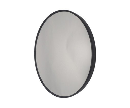 Espelho de Parede Wall Redondo Preto - 30 cm, black | WestwingNow