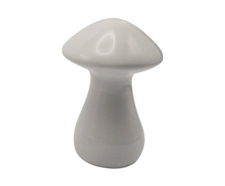 Escultura Cogumelo Fairy Branca - 9 cm | Westwing
