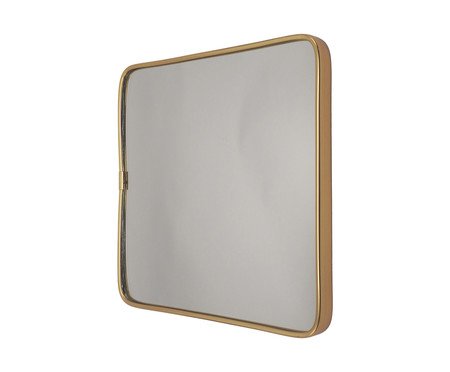Espelho de Parede Wall Quadrado Gold - 23 cm | Westwing