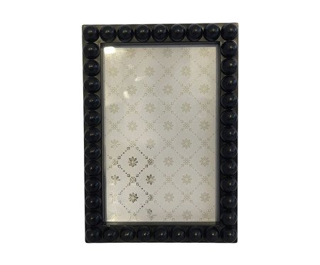 Porta-Reatrato Beaded Preto | Westwing