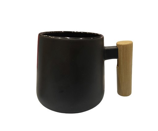 Porta-Objetos com Alça em Bambu Nipo - Preto, black | WestwingNow
