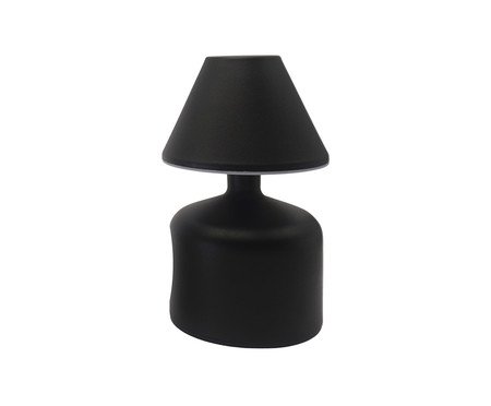 Abajur de Mesa LED Recarregável Preto | Westwing