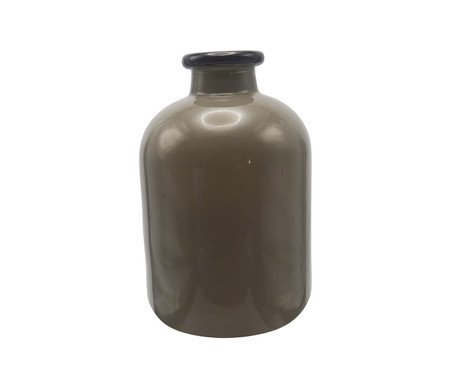 Vaso London Cinza e Preto - 17 cm | Westwing