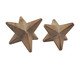 Jogo de Esculturas Asterisco, wood pattern | WestwingNow