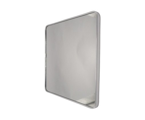 Espelho de Parede Wall Quadrado Prata - 30 cm, grey | WestwingNow