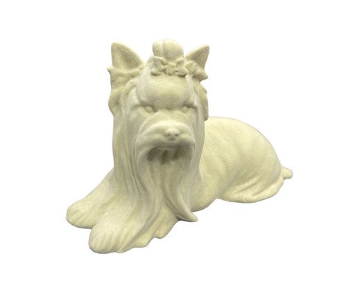 Escultura Shih Tzu Bege Patinado, beige | WestwingNow