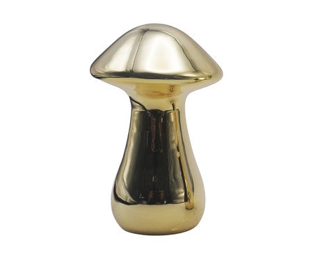 Escultura Cogumelo Fairy Gold - 13 cm | Westwing