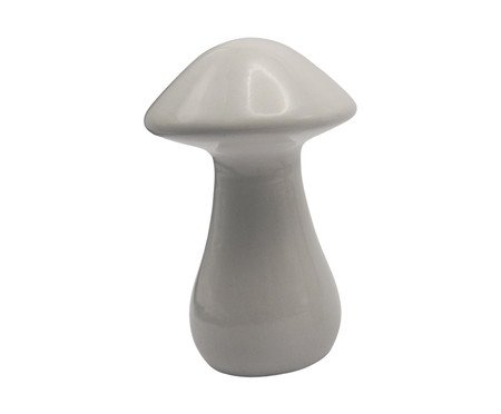 Escultura Cogumelo Fairy Branca - 13 cm | Westwing