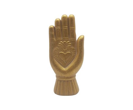 Escultura Gaia Gold Médio | Westwing
