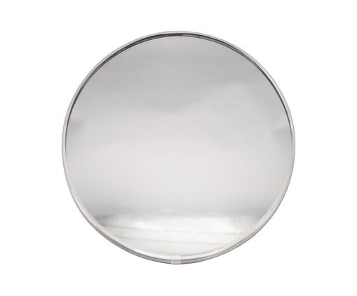 Espelho de Parede Niv Redondo Prata - 20 cm, grey | WestwingNow