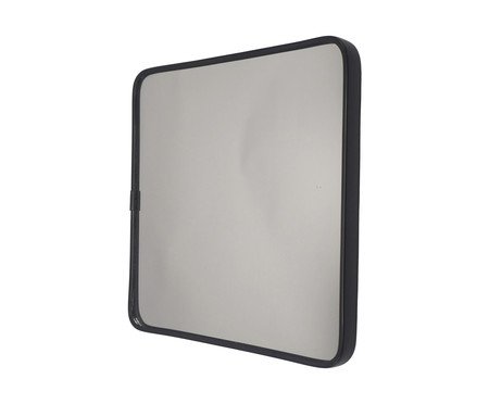 Espelho de Parede Wall Quadrado Preto - 23 cm | Westwing