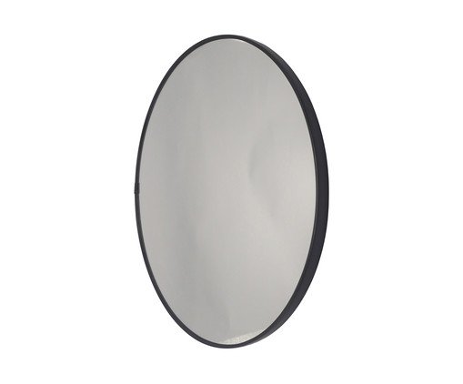 Espelho de Parede Wall Redondo Preto - 23 cm, black | WestwingNow