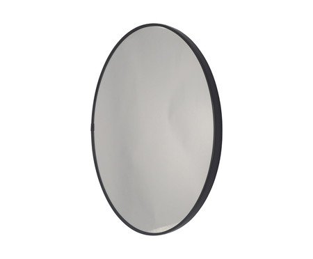 Espelho de Parede Wall Redondo Preto - 23 cm | Westwing