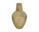 Vaso Lin Carvalho com Pintura Dourada, brown | WestwingNow