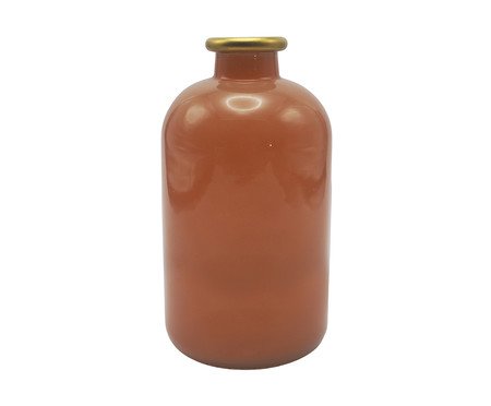 Vaso London Ambar e Gold - 25 cm | Westwing