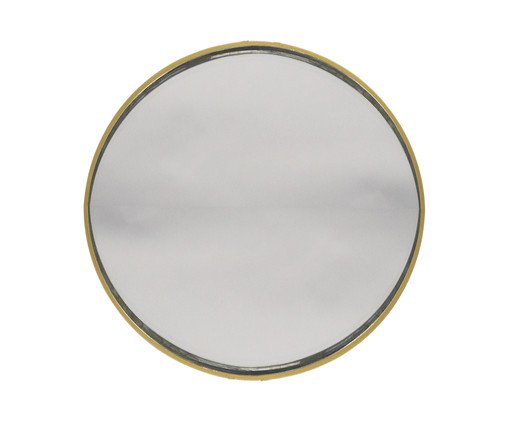 Espelho de Parede Niv Redondo Gold - 20 cm, gold | WestwingNow