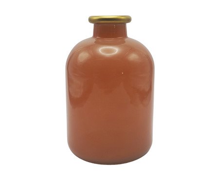Vaso London Ambar e Gold - 17 cm | Westwing