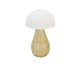 Luminaria Mush Branca e Natural - 17,5 cm, white | WestwingNow
