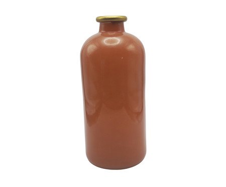 Vaso London Ambar e Gold - 33 cm | Westwing