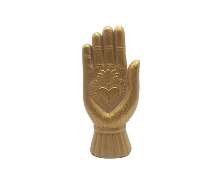 Escultura Gaia Gold Pequeno | Westwing