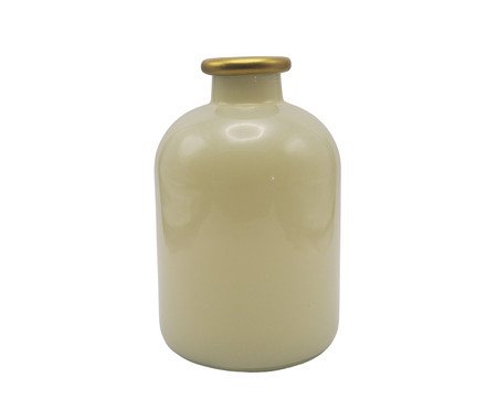 Vaso London Creme e Gold - 17 cm | Westwing