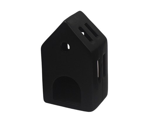 Porta-Vela Thin House Preta, black | WestwingNow