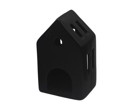 Porta-Vela Thin House Preta | Westwing