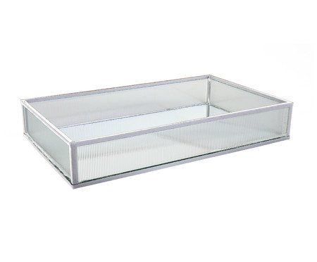 Bandeja Decorativa Hygge Prata Pequena | Westwing