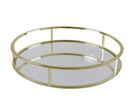 Bandeja Decorativa Twist Gold | Westwing