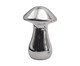 Escultura Cogumelo Fairy Prata - 13 cm, silver or metallic | WestwingNow