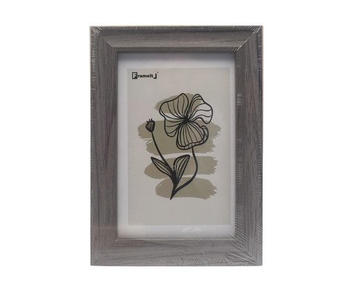 Porta-Reatrato Wengue Cinza, grey | WestwingNow