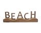 Letreiro de Mesa Beach Marrom, wood pattern | WestwingNow