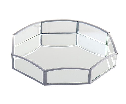Bandeja Decorativa Wave Prata, silver or metallic | WestwingNow