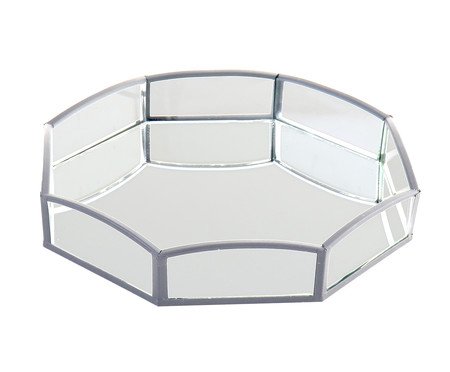 Bandeja Decorativa Wave Prata | Westwing
