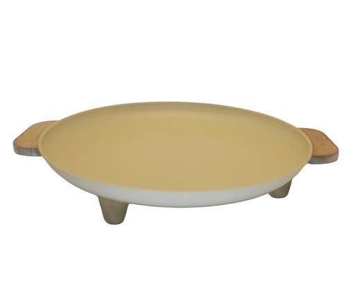 Bandeja com Alça Kris Bege e Marrom, beige | WestwingNow