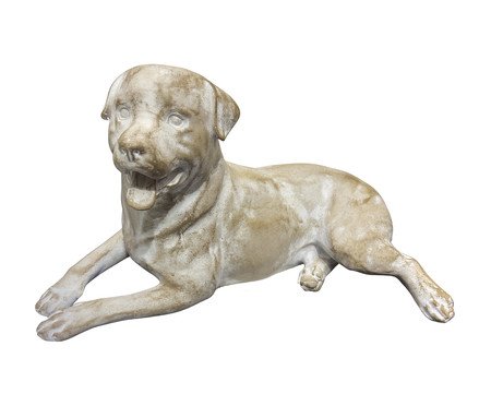 Escultura Labrador Bege Patinado | Westwing