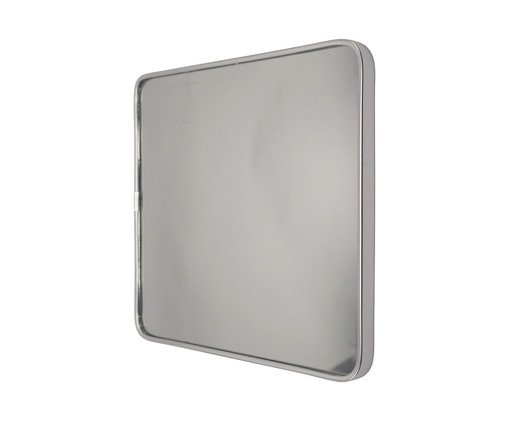 Espelho de Parede Wall Quadrado Prata - 23 cm, grey | WestwingNow