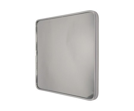Espelho de Parede Wall Quadrado Prata - 23 cm | Westwing